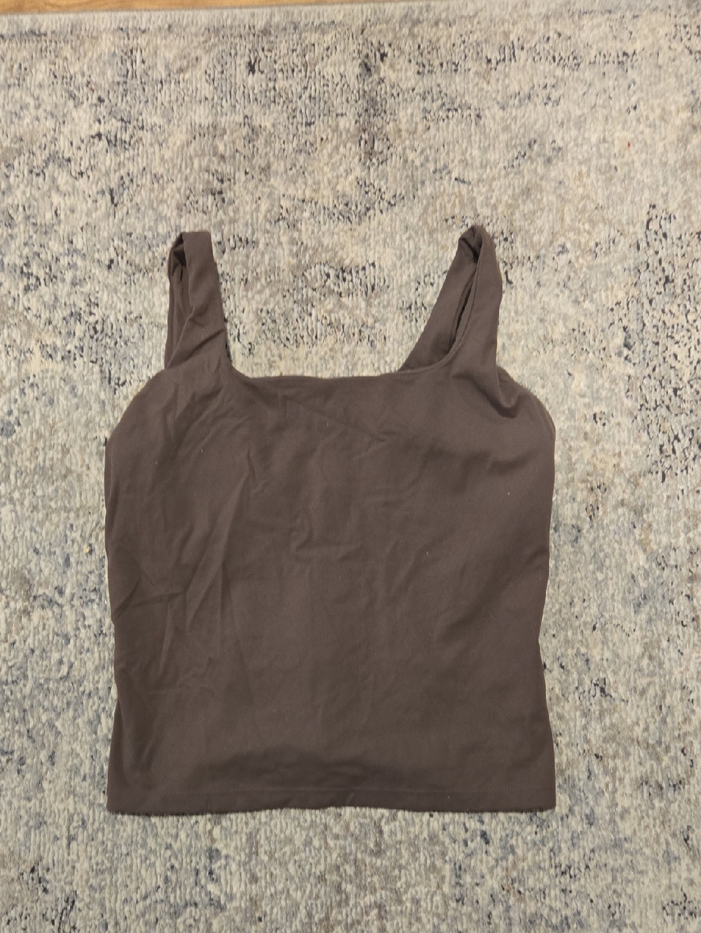 Women’s Square Neck Tank Top - Brown